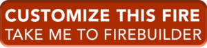 L_FireBuilder_Button | Lopi Stoves® Button labeled 'Customize this fire'—takes you to Firebuilder.