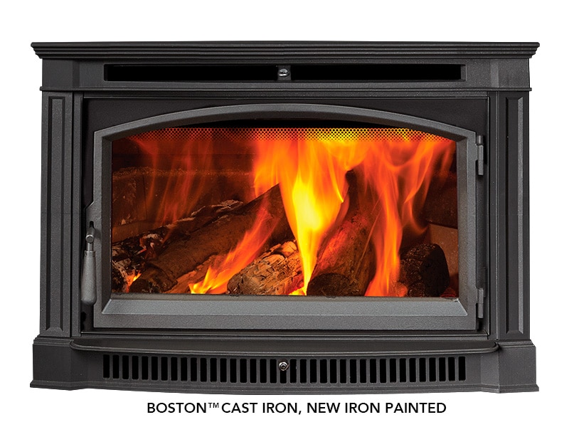 Large Flush Wood NexGen-Hybrid™ Arch | Steel Wood Fireplace